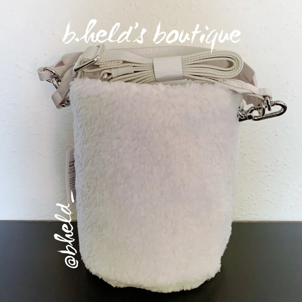lululemon Crossbody Bucket Bag *Fleece 2.5L in White Opal One Size Brand New NWT